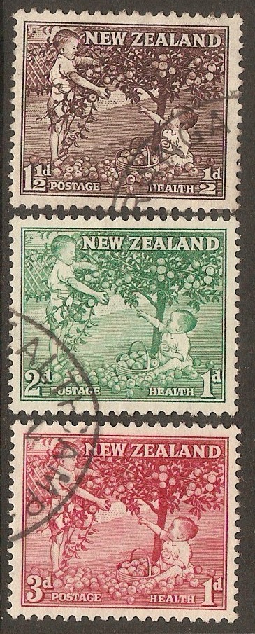 New Zealand 1956 Health Set. SG755-SG757.